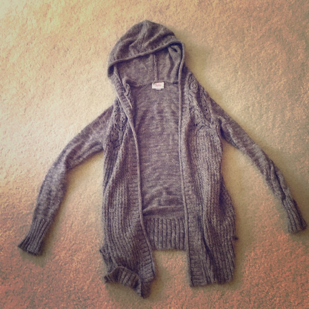 Knit sparkly sweater